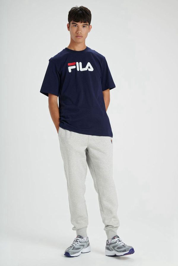 Fila Eagle Men's T-Shirts - Navy/White/Red,NZ 150-82539